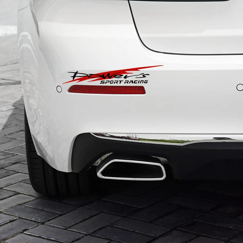 autocollant voiture allure sport noir