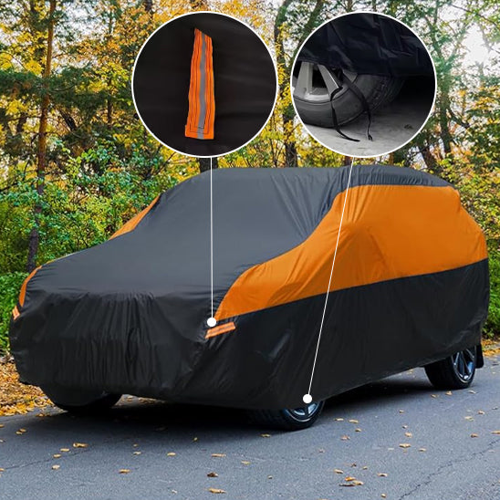 bache pour voiture attaches