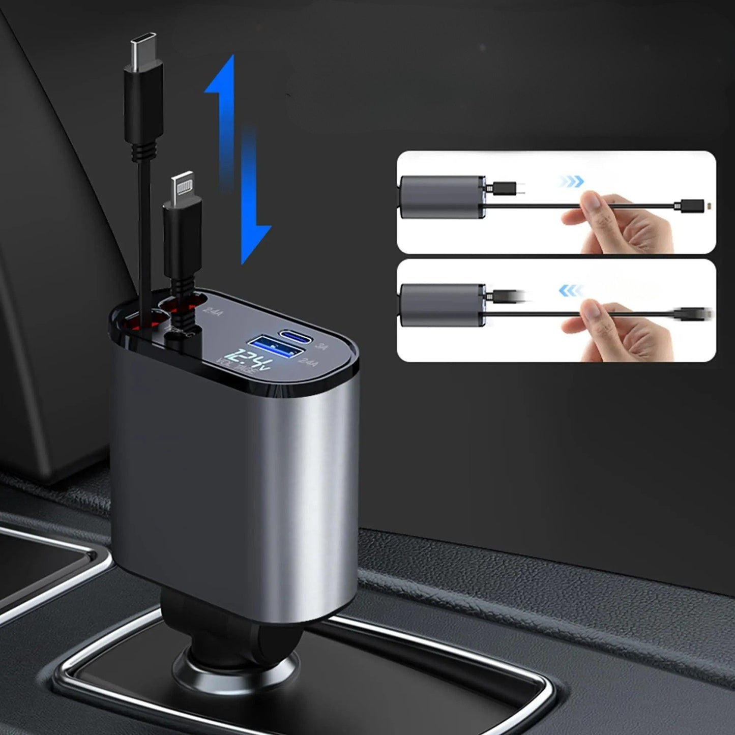 chargeur allume cigare USB
