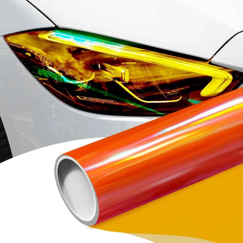covering voiture orange