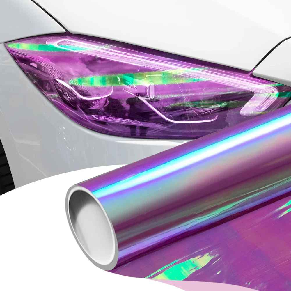 covering voiture violet