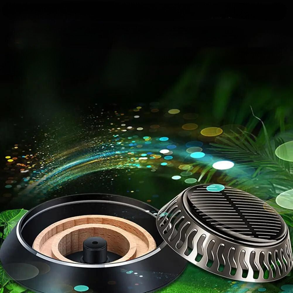 diffuseur huile essentielle solaire noir