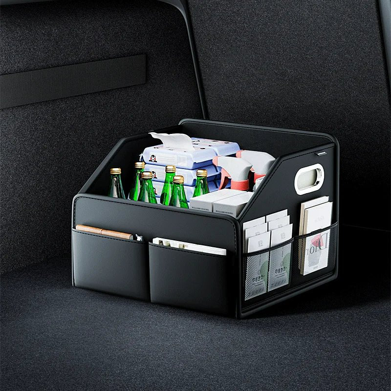 rangement coffre voiture noir