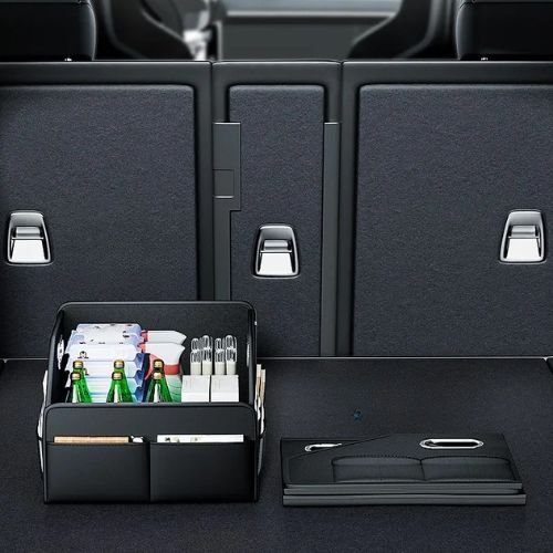 rangement coffre voiture ouvert ferme