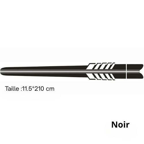 autocollant voiture couleur noir