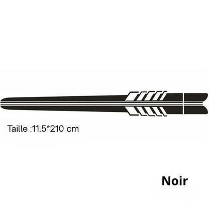 autocollant voiture couleur noir