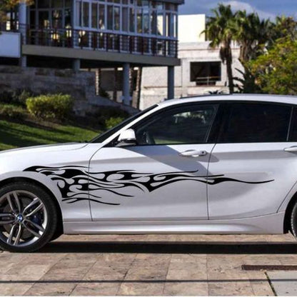 autocollant voiture noir