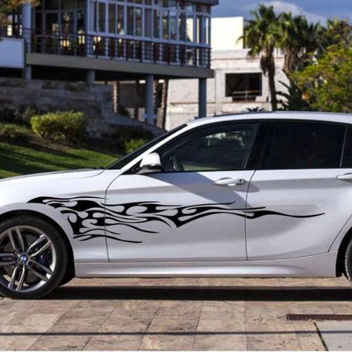 autocollant voiture noir