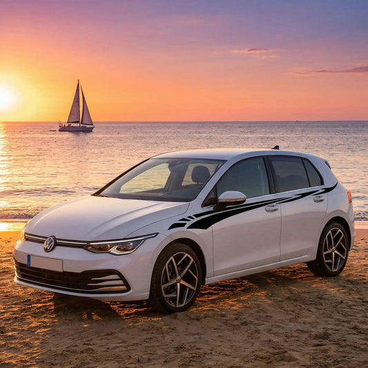 autocollant-voiture-pour-vw-noir-plage