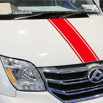 autocollant voiture rouge