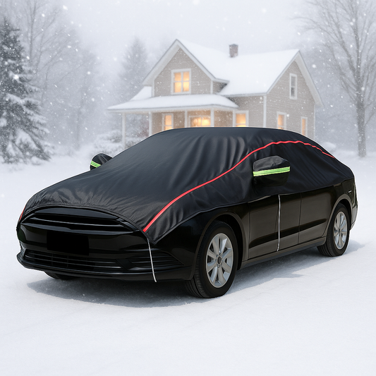 bache voiture sedan noir