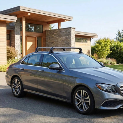 barre de toit aluminium sur Mercedes