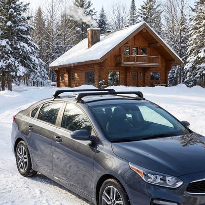 barre de toit aluminium sur Kia