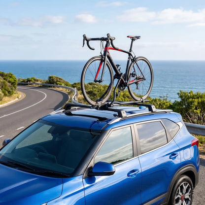 barre de toit aluminium support velo