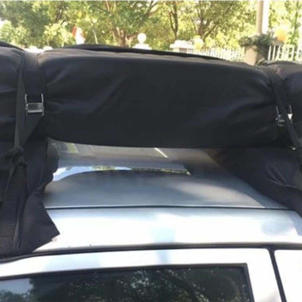 barre de toit souple avec bagages