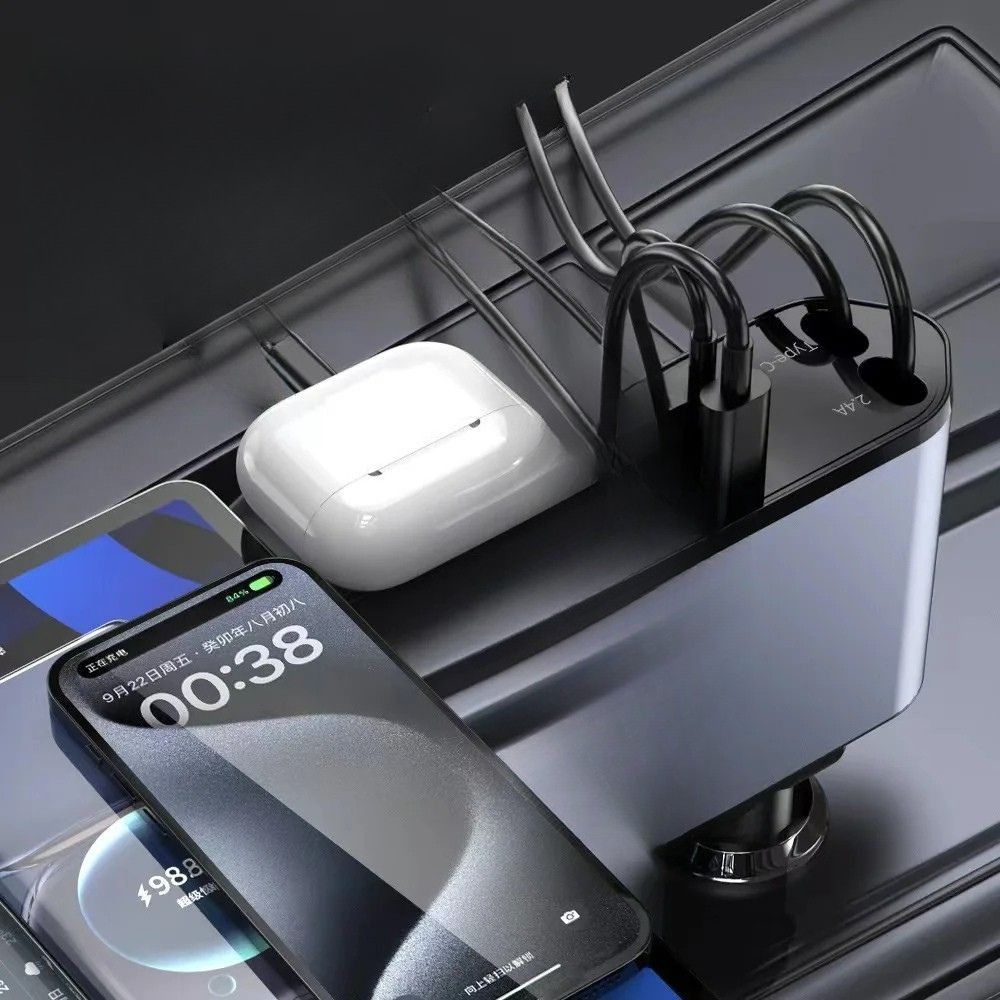 chargeur allume cigare 4 en 1
