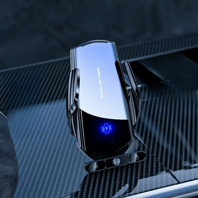 chargeur induction voiture noir