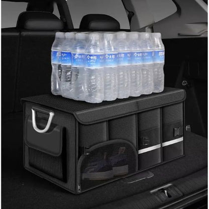 coffre rangement voiture avec bouteille