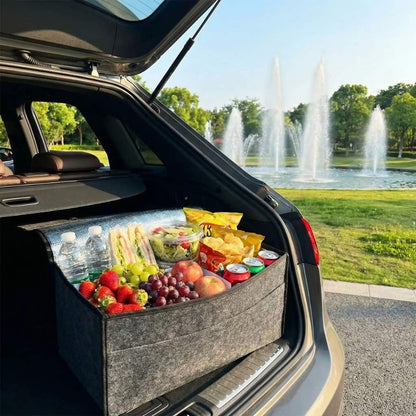 coffre rangement voiture dans coffre d'auto