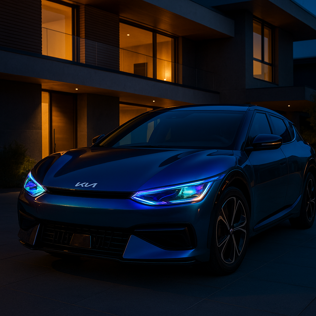 film pour phare bleu profond