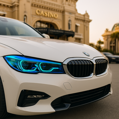 covering lumiere bleu