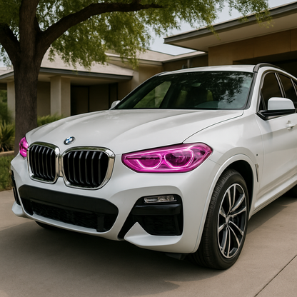 film pour phares rose