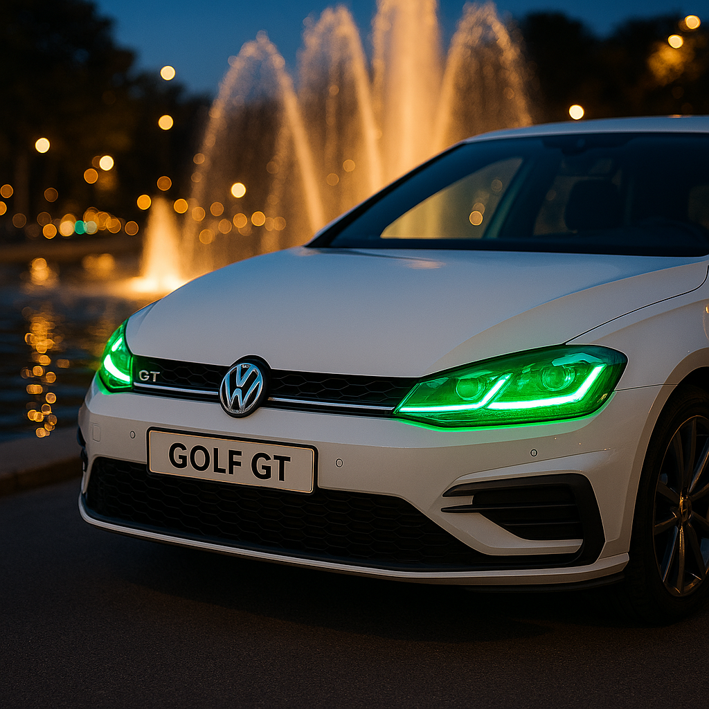 film pour phares vert