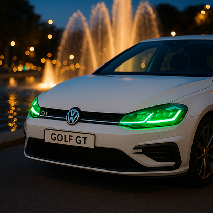 film pour phares vert