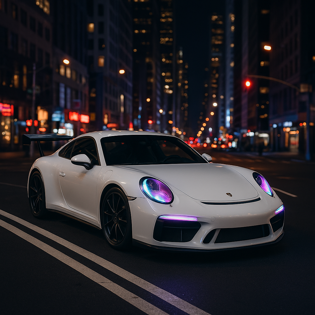 film pour phares light violet