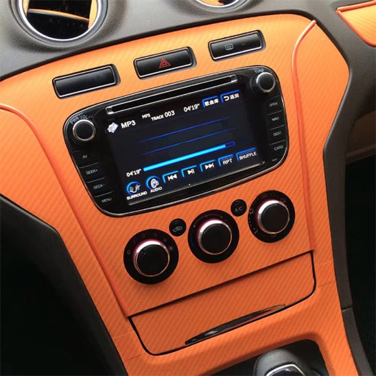 covering voiture orange