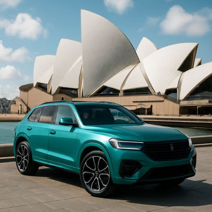covering voiture couleur tiffany