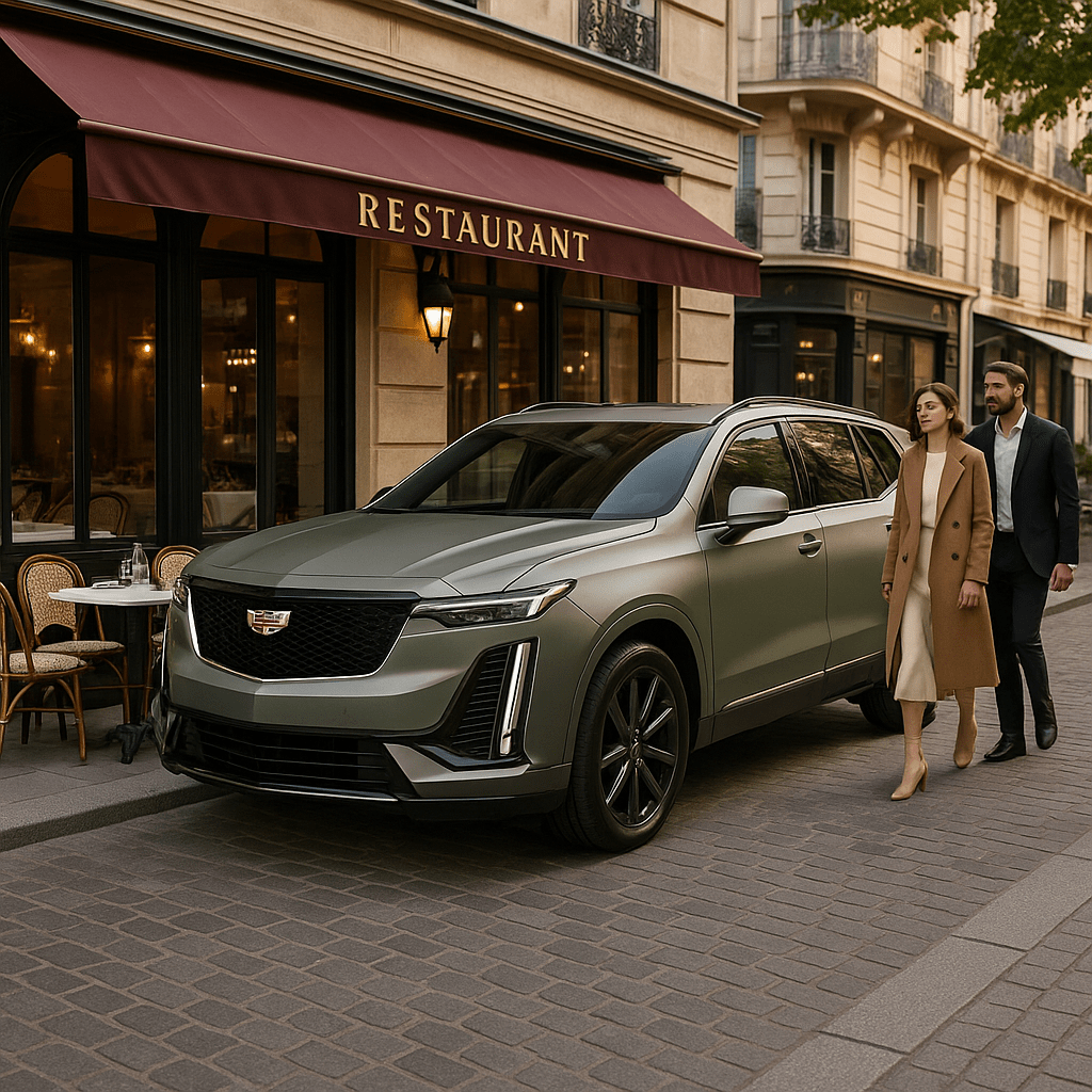 covering voiture gris mat sur SUV de luxe