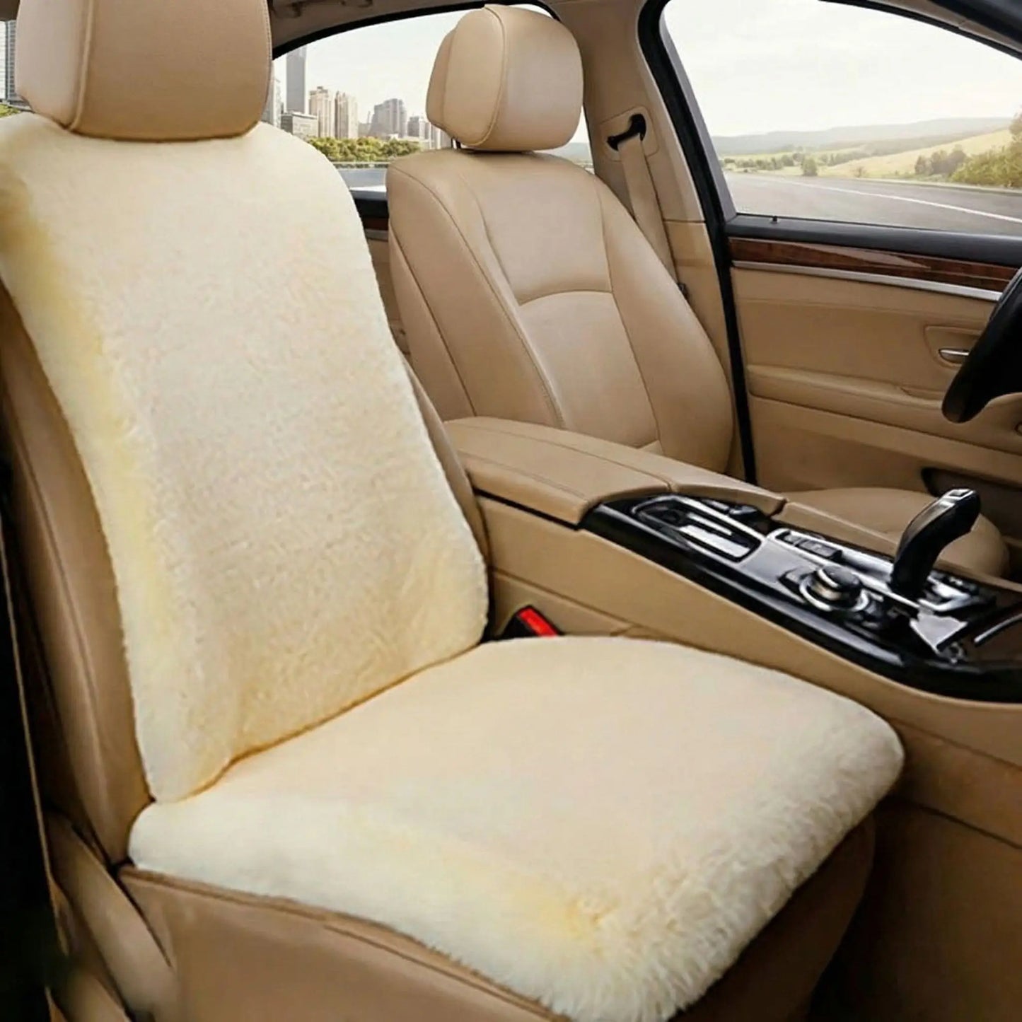 housse siege auto universelle beige luxe