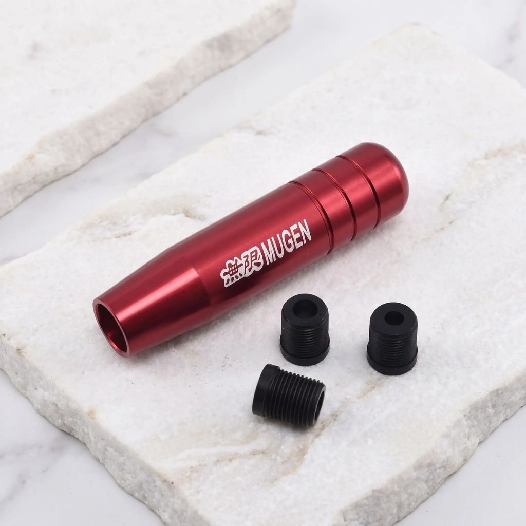 pommeau levier de vitesse rouge court