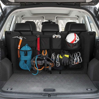 rangement coffre voiture equipement alpinisme