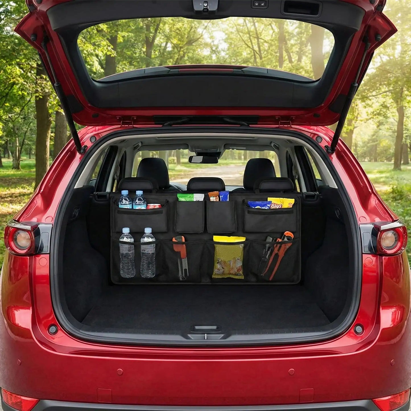 rangement coffre voiture multi-poche VUS