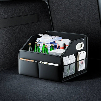 rangement coffre voiture noir