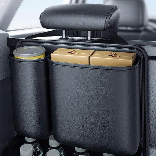 rangement voiture en similicuir