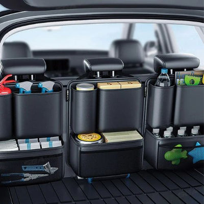 rangement coffre voiture agencement