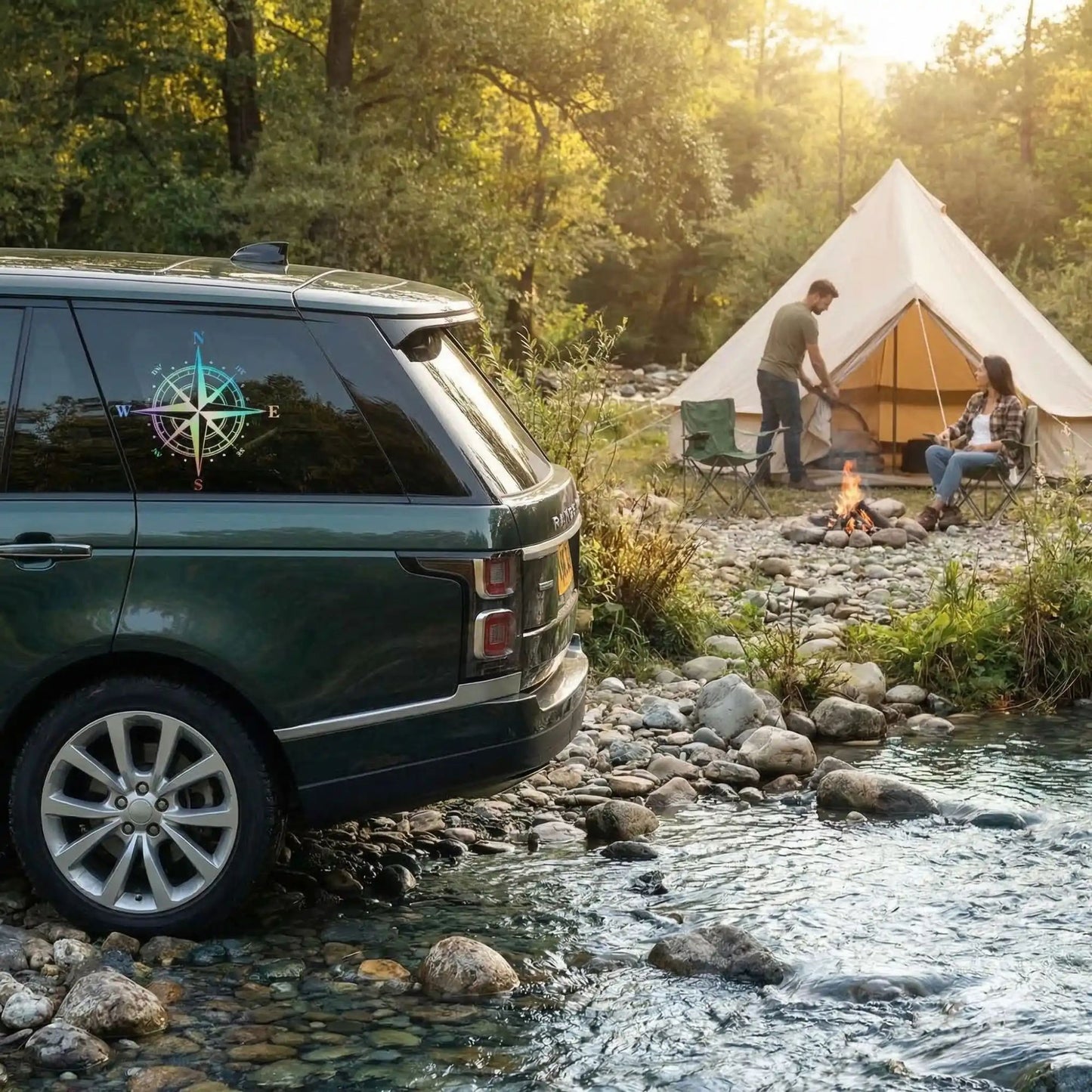 stickers-voiture-boussole-camping