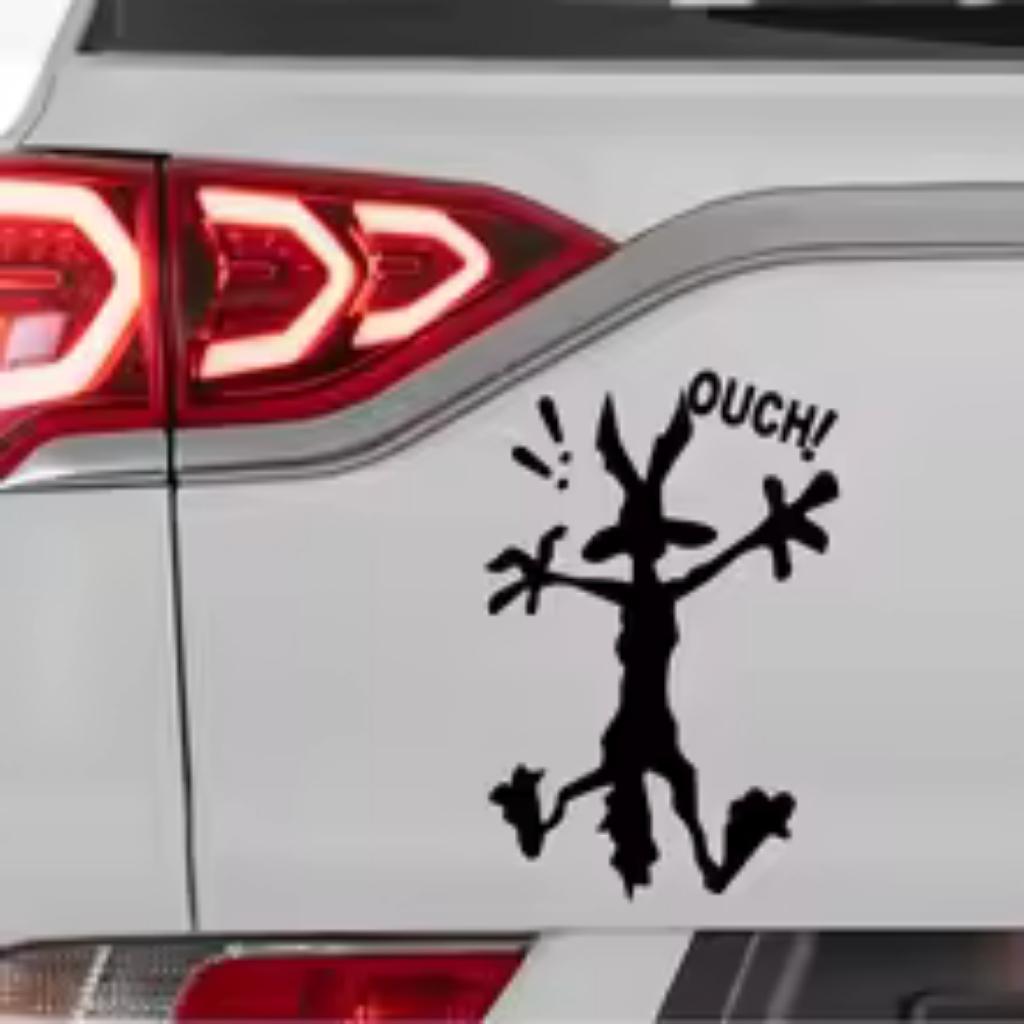 stickers voiture coyote 