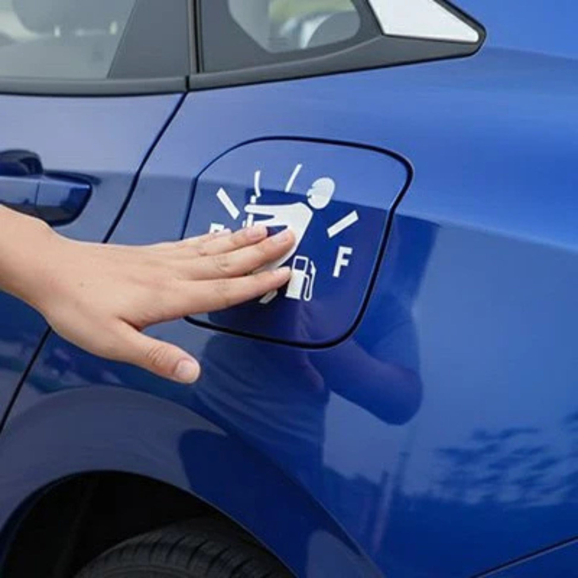 stickers voiture blanc